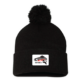 Trout Pom-Pom Beanie