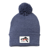 Trout Pom-Pom Beanie