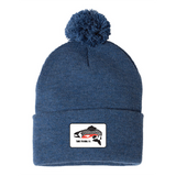 Trout Pom-Pom Beanie