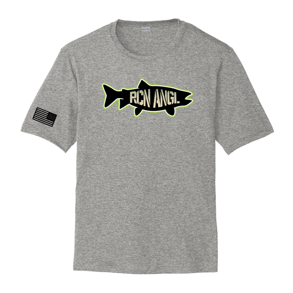 【ANGLAN】Pigment Nylon Fishing Half Shirt On-The-Line Performance Fishing Shirt - Banded Hunting Gear