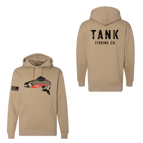 Trout fishing hoodie hotsell
